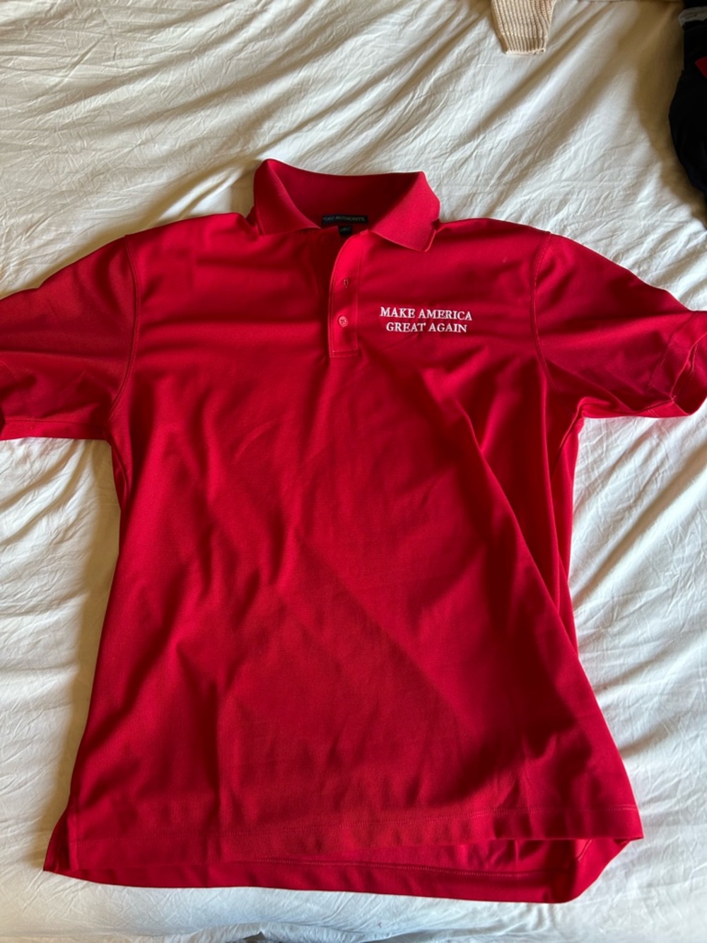 Make America Great Again Red Polo Shirt